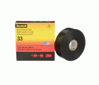 3M™ Scotch® 33Cinta eléctrica de PVC negra de de 50 mm x 33 m
