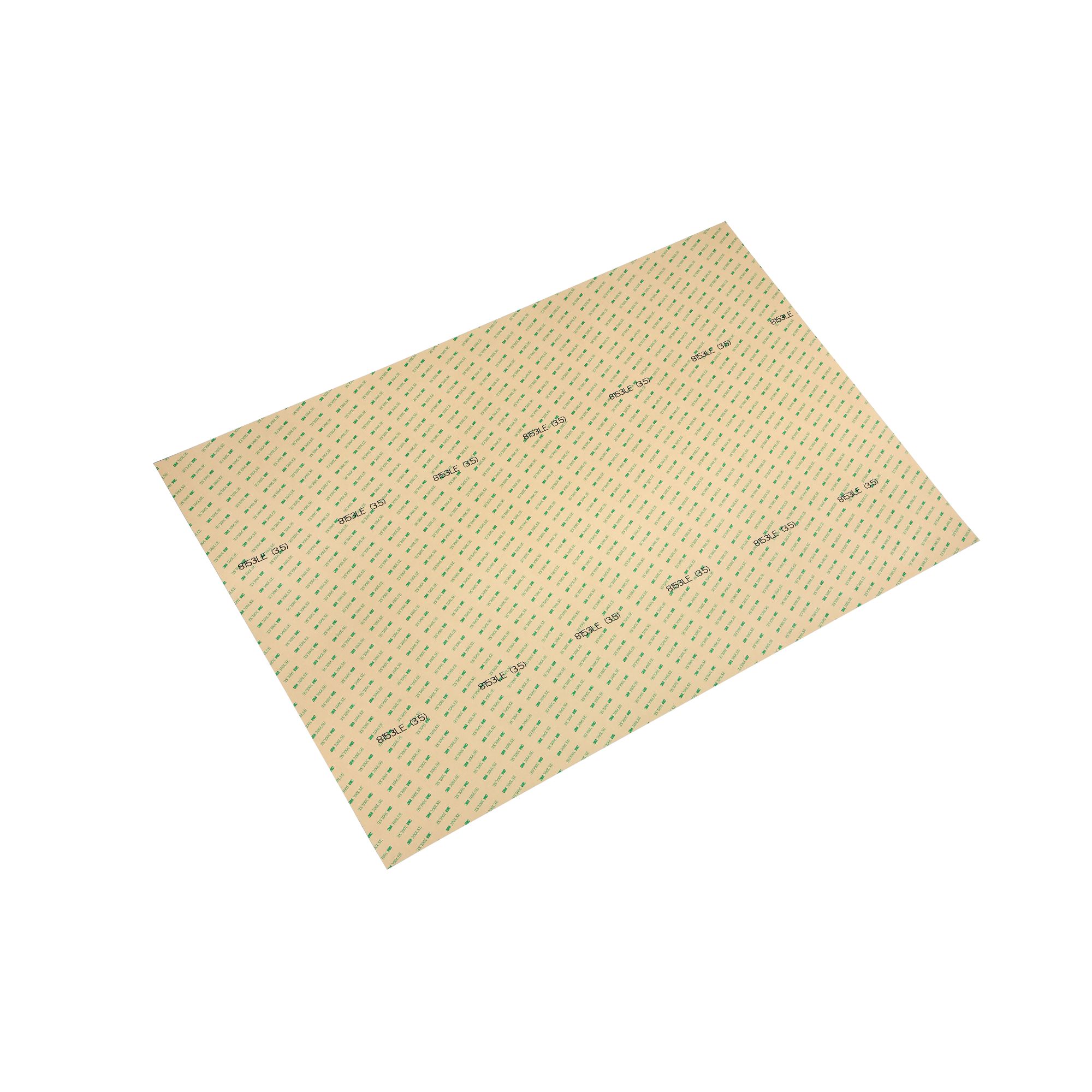 3M™ Cinta adhesiva transferidora con doble liner 8153LE, Transparente, 610 mm x 914 mm, 0.09 mm