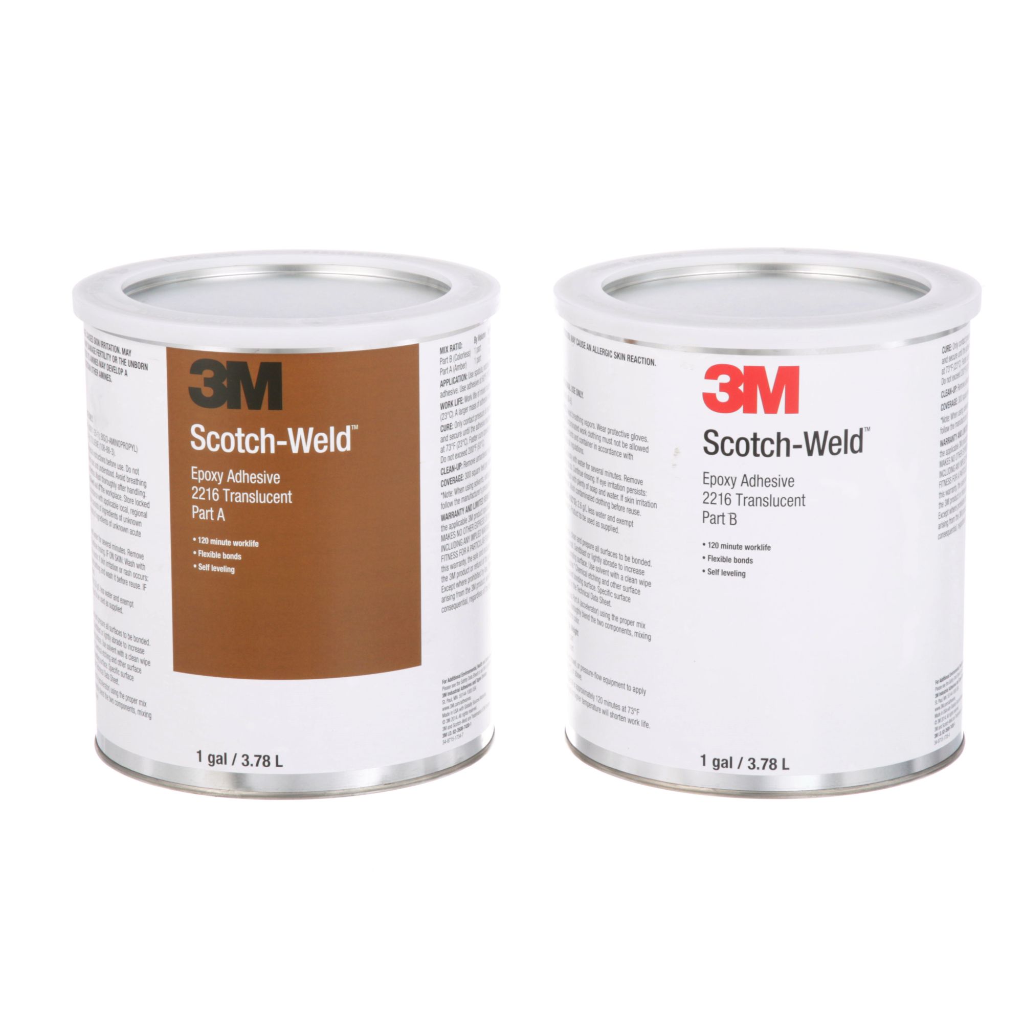 3M™ Scotch-Weld™ Adhesivo Epoxi DP2216, gris, 41,5 ml Duo-Pak, 12/caja