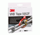 3M™ VHB™ Cinta de Espuma Acrílica 5952F, Negra, 19 mm x 3 m, 1.1 mm