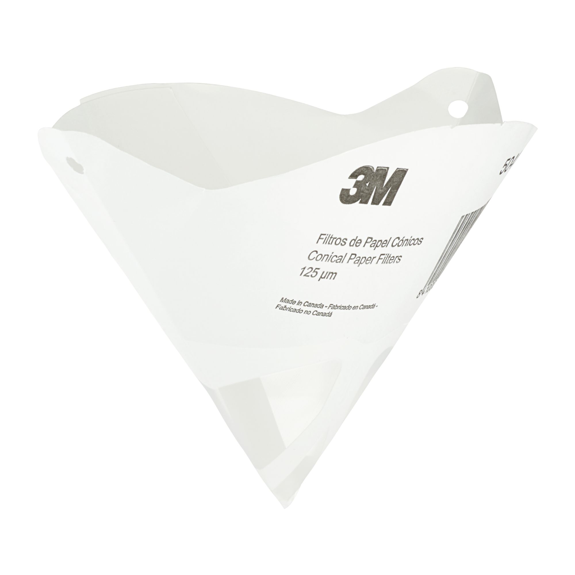 3M™ Filtro de papel cónicos, 125 µ, 50412