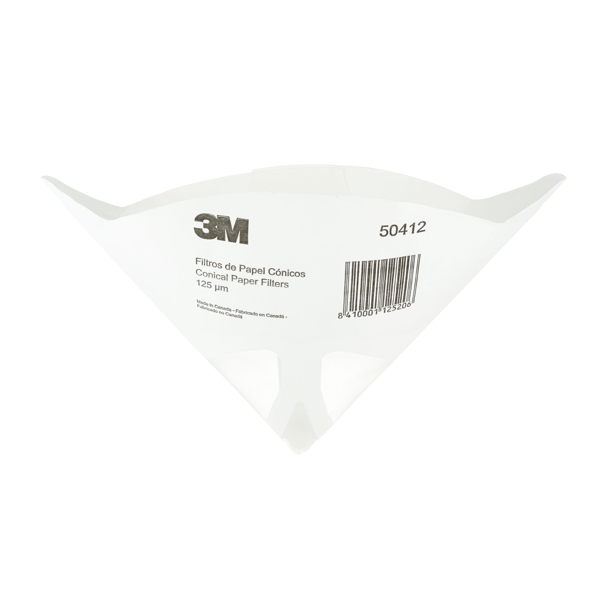 3M™ Filtro de papel cónicos, 125 µ, 50412