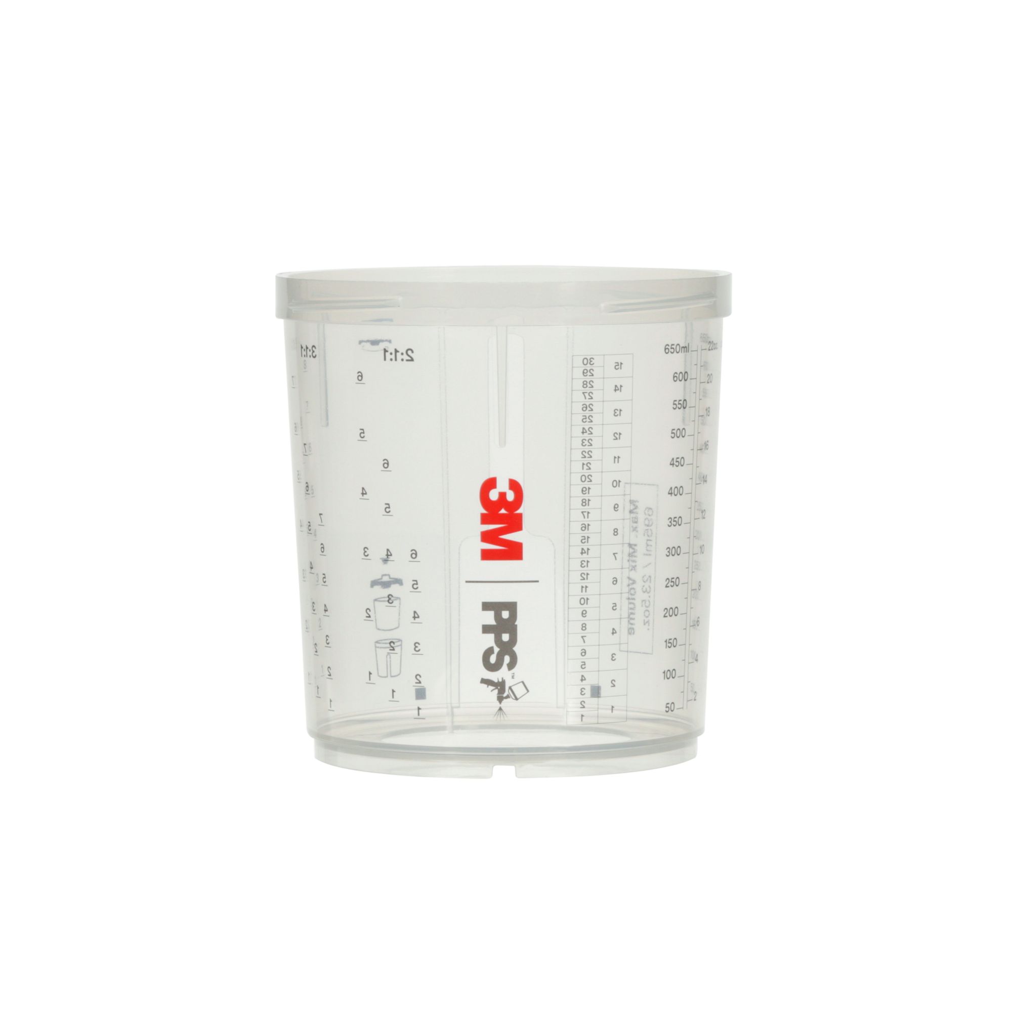3M™ PPS™ 2.0 Cazoleta, midi, 400 ml, 26122