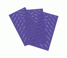 3M™ Cubitron™ II Hookit™ Tira abrasiva 737U, 80 mm x 133 mm, multiagujeros, 150+, 51590