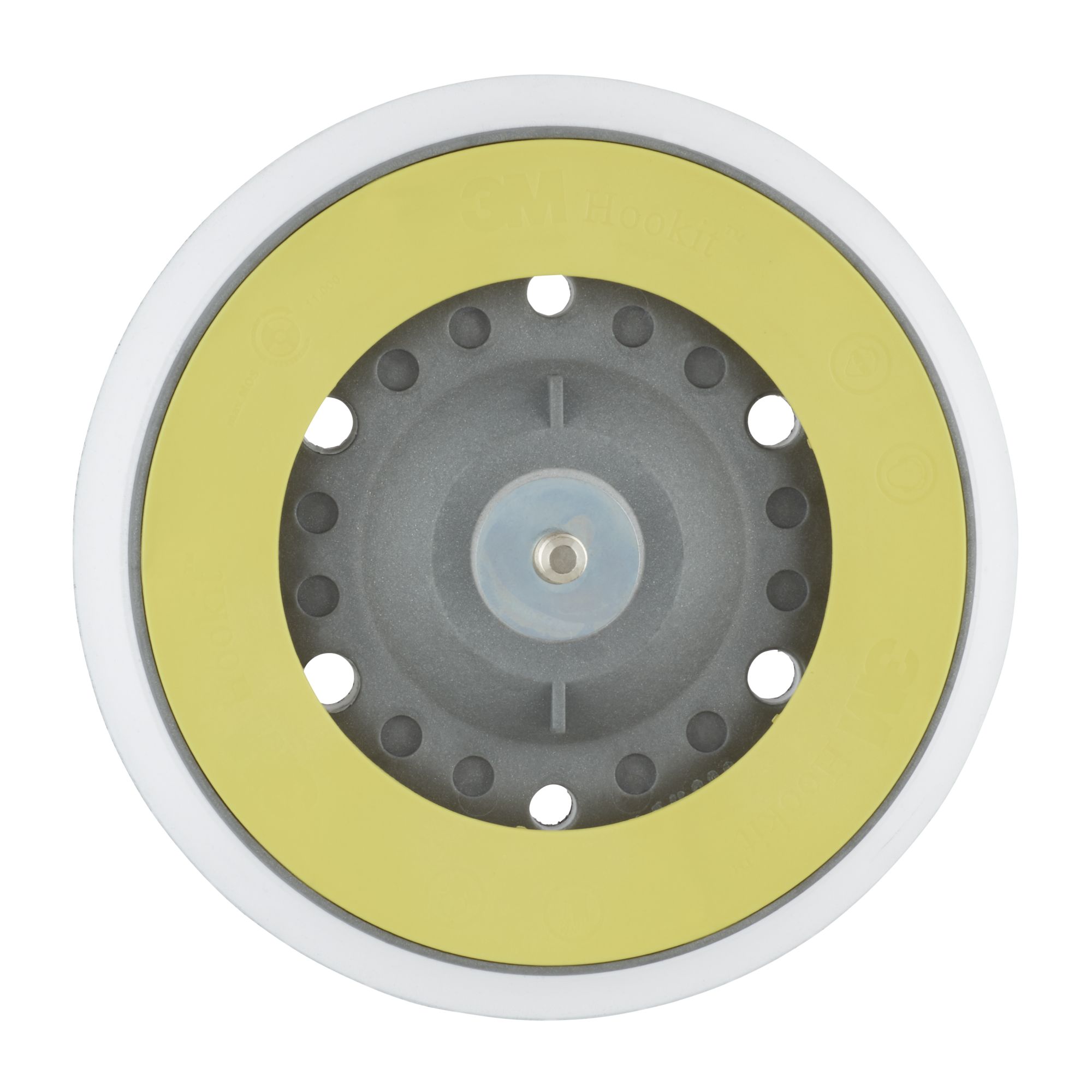 3M™ Hookit™ Plato de soporte, 150 mm, rosca 8 mm (5/16 in), 15 agujeros, estándar, 50392
