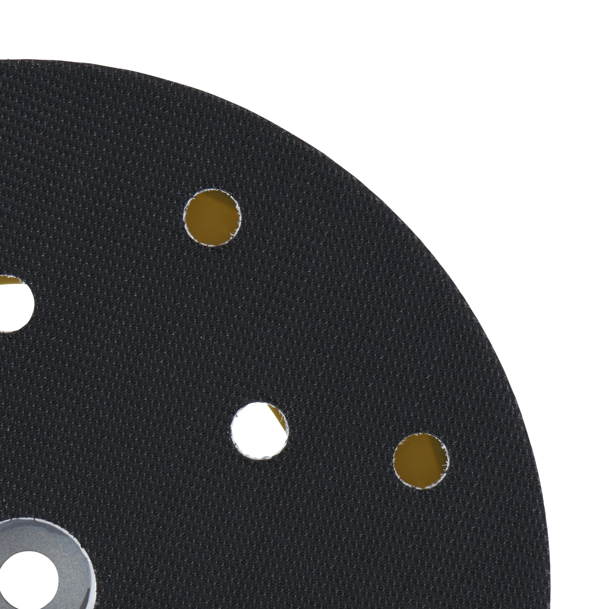 3M™ Hookit™ Plato de soporte, 150 mm, rosca M8, 15 agujeros, estándar, 50394