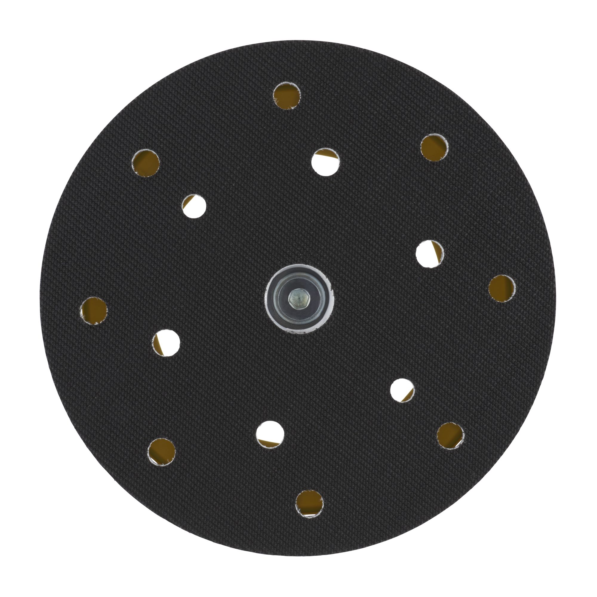 3M™ Hookit™ Plato de soporte, 150 mm, rosca M8, 15 agujeros, estándar, 50394