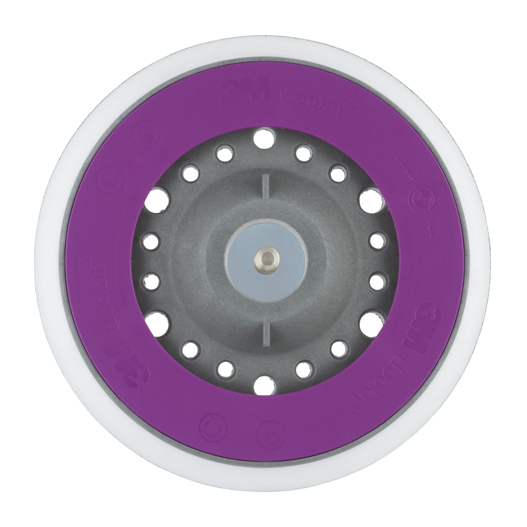 3M™ Hookit™ Plato de soporte multiagujeros, 150 mm, rosca 8 mm (5/16 in), estándar, 50540