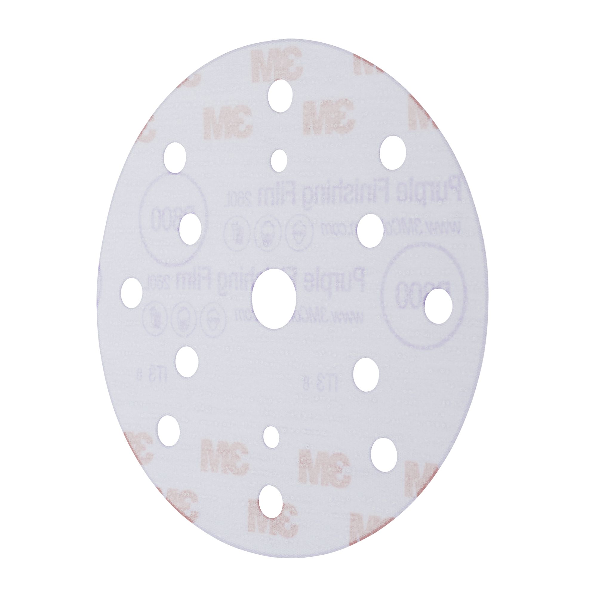 3M™ Hookit™ Disco abrasivo de acabado 260L, 150 mm, 15 agujeros, P800, 51155