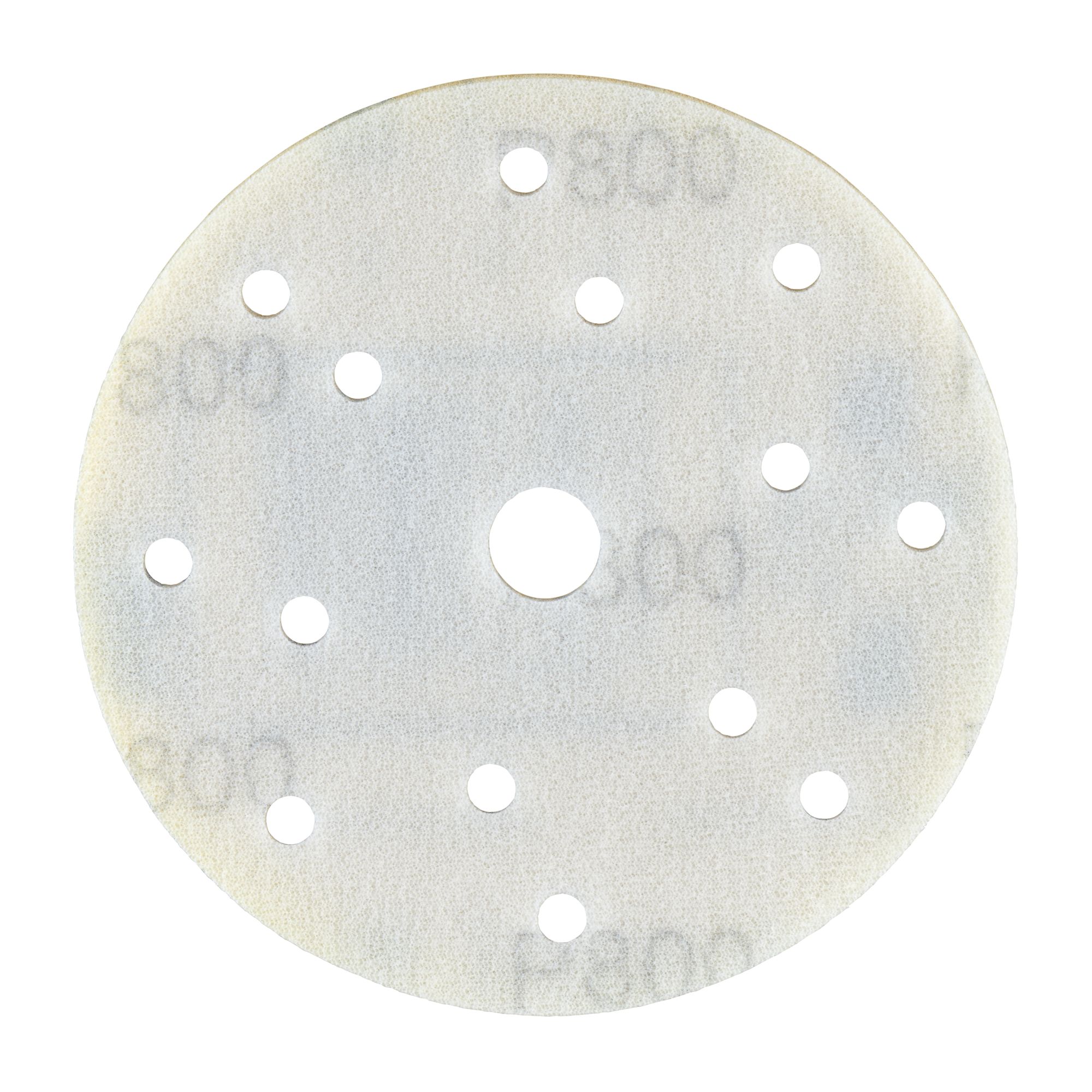 3M™ Hookit™ Disco abrasivo de esponja 216U, 150 mm, 15 agujeros, P800, 51092