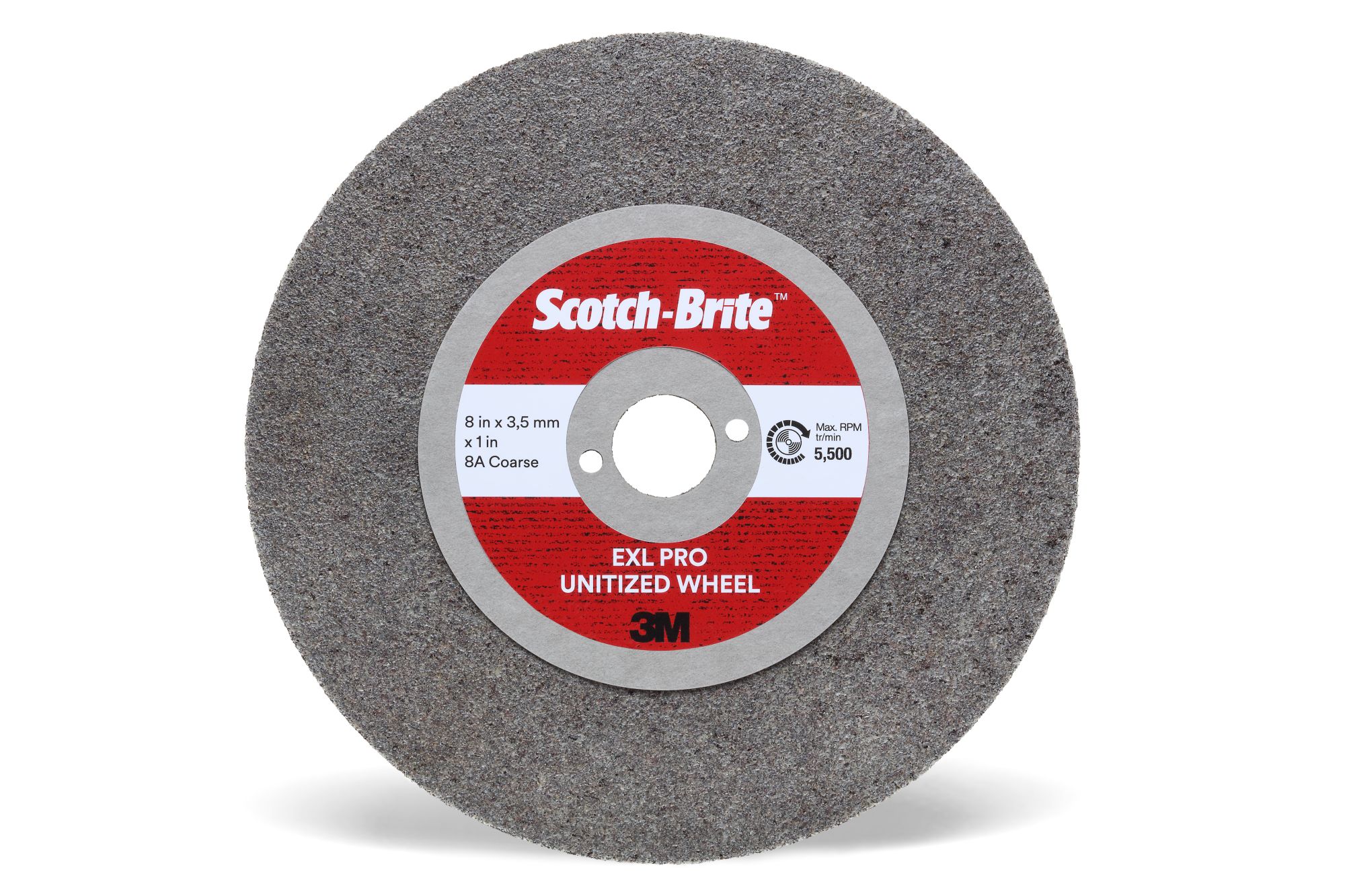 3M™ Scotch-Brite™ EXL PRO Disco Unitized, 150 mm x 3 mm x 13 mm, 8A Basto
