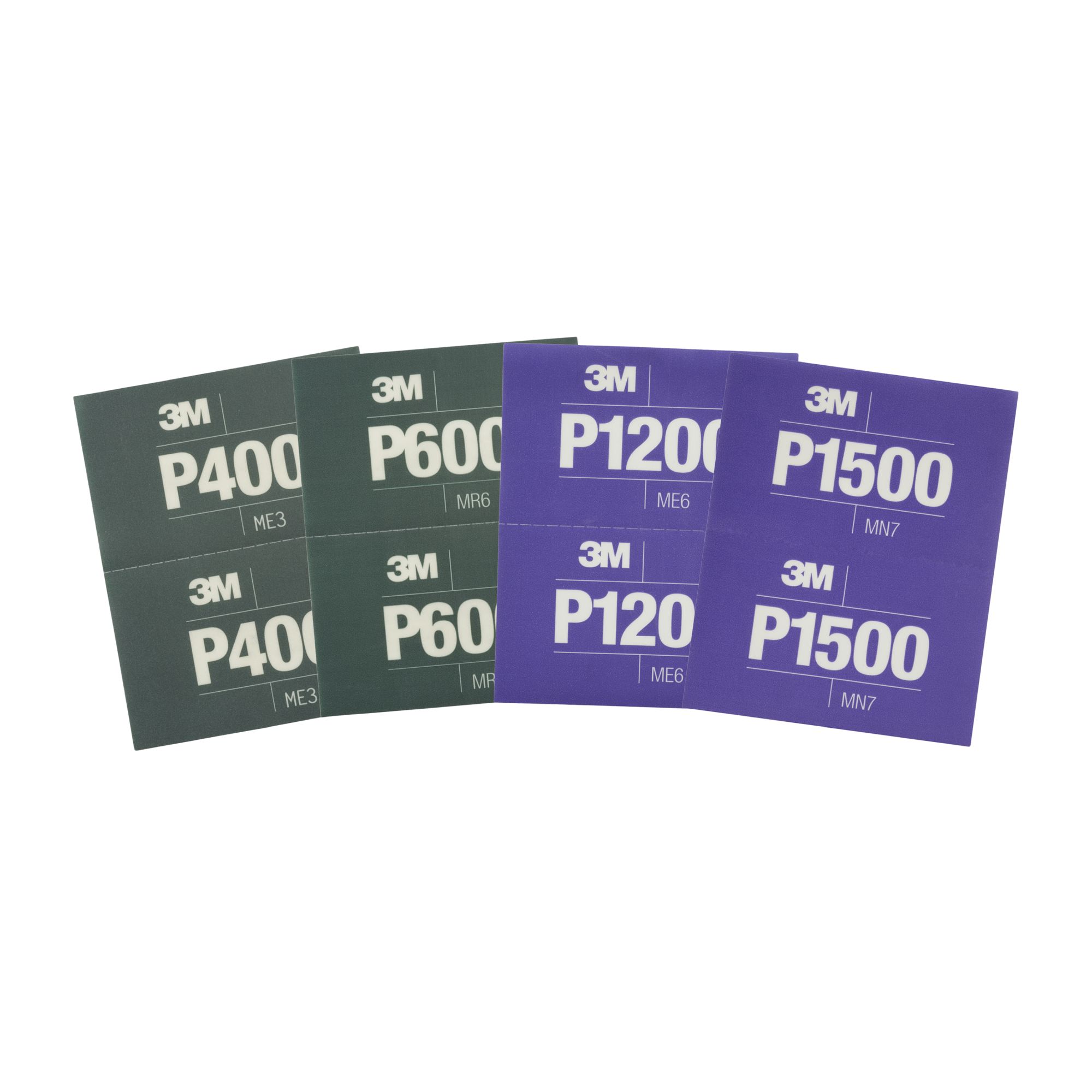 3M™ Hookit™ Hoja manual abrasiva flexible 270J, 140 mm x 171 mm, P1200, 34342