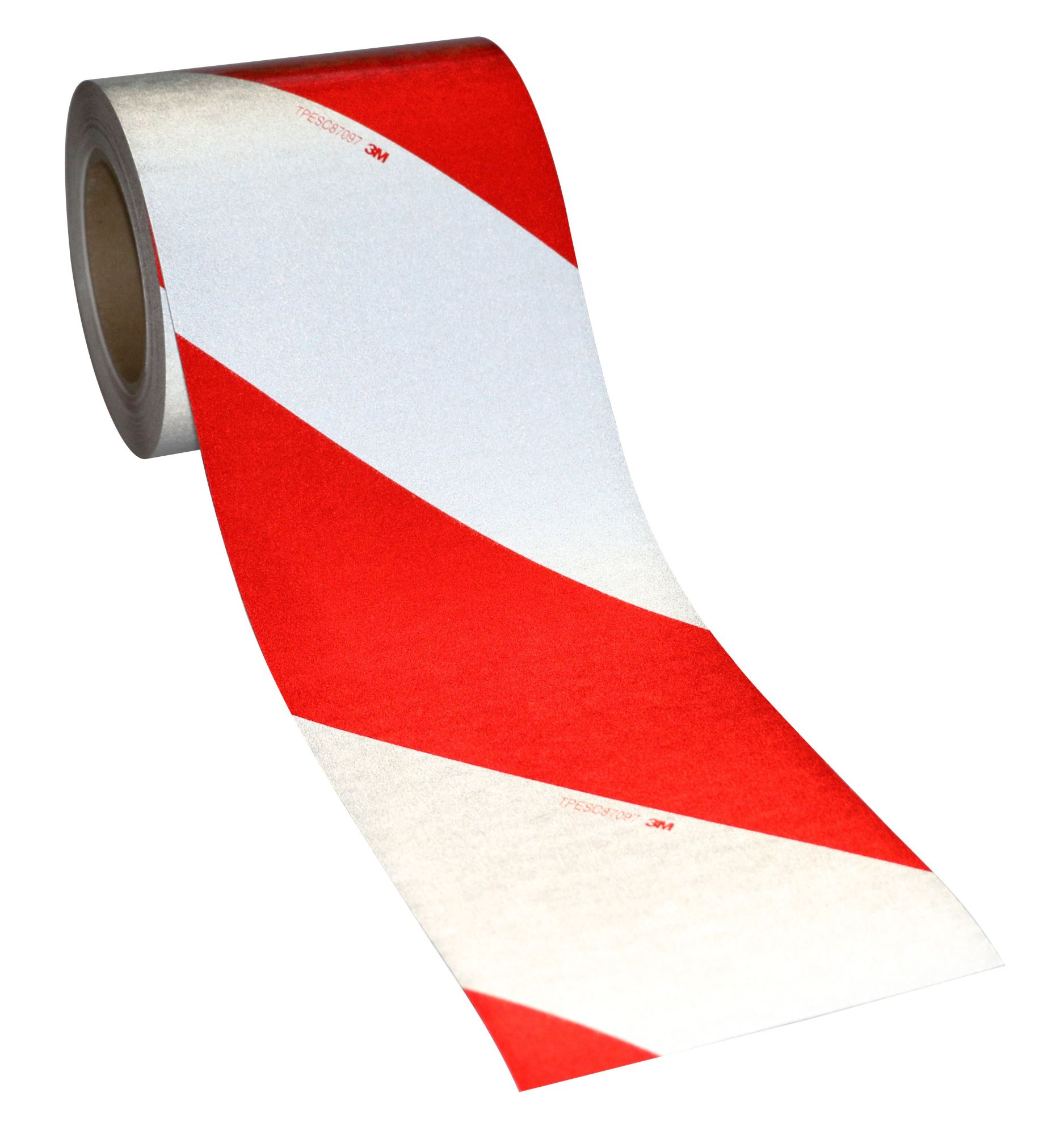 3MTM Lámina Retrorreflectante Microesferas 13056BE Clase RA1 EG 7599 Blanco/Rojo AM/MB Rollo DCHA 0,61m x 45,7m