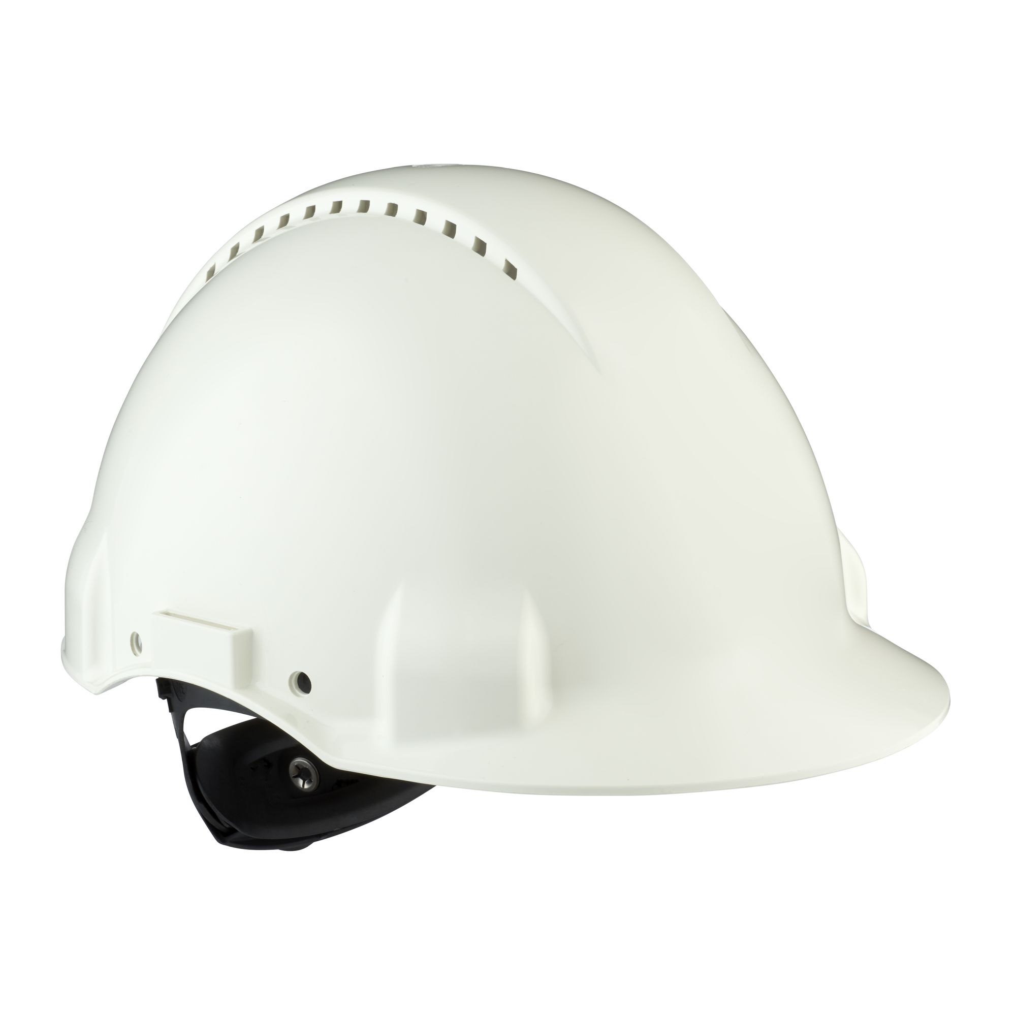 3M™ Casco, Uvicator, con arnés de ruleta, ventilado y banda antisudor de plástico, blanco, G3000NUV-VI