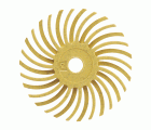 3M™ Scotch-Brite™ Disco Radial Bristle RB-ZB, 19 mm x 1.58 mm, P80, Amarillo, Tipo C