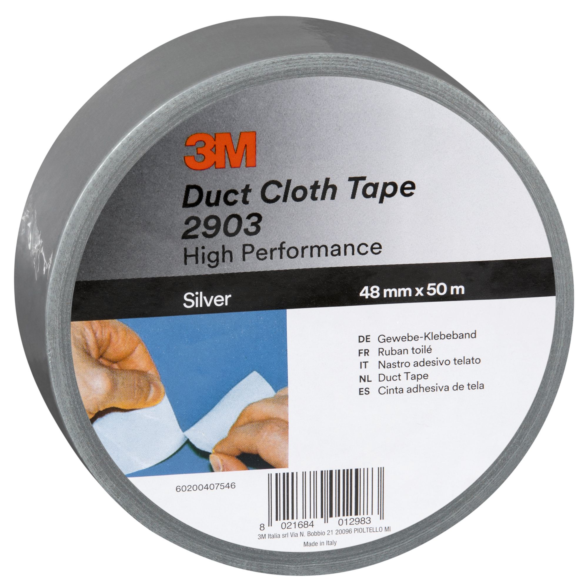3M™ Cinta americana de uso general 2903, Plata, 48 mm x 50 m