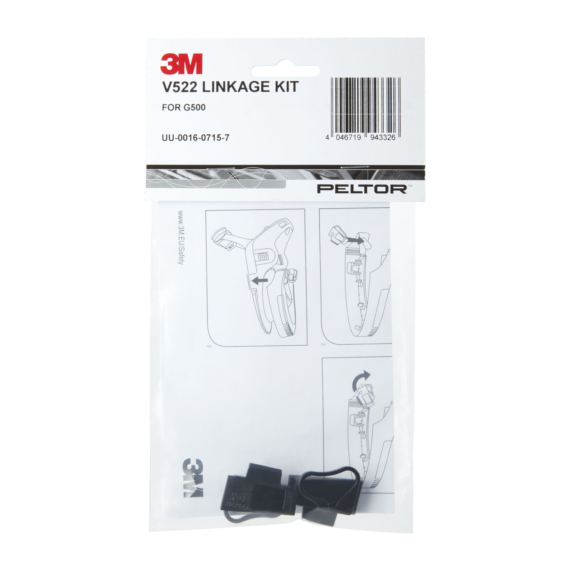 3M™ Kit de acoplamiento de pantalla facial para arnés de cabeza G500, V522