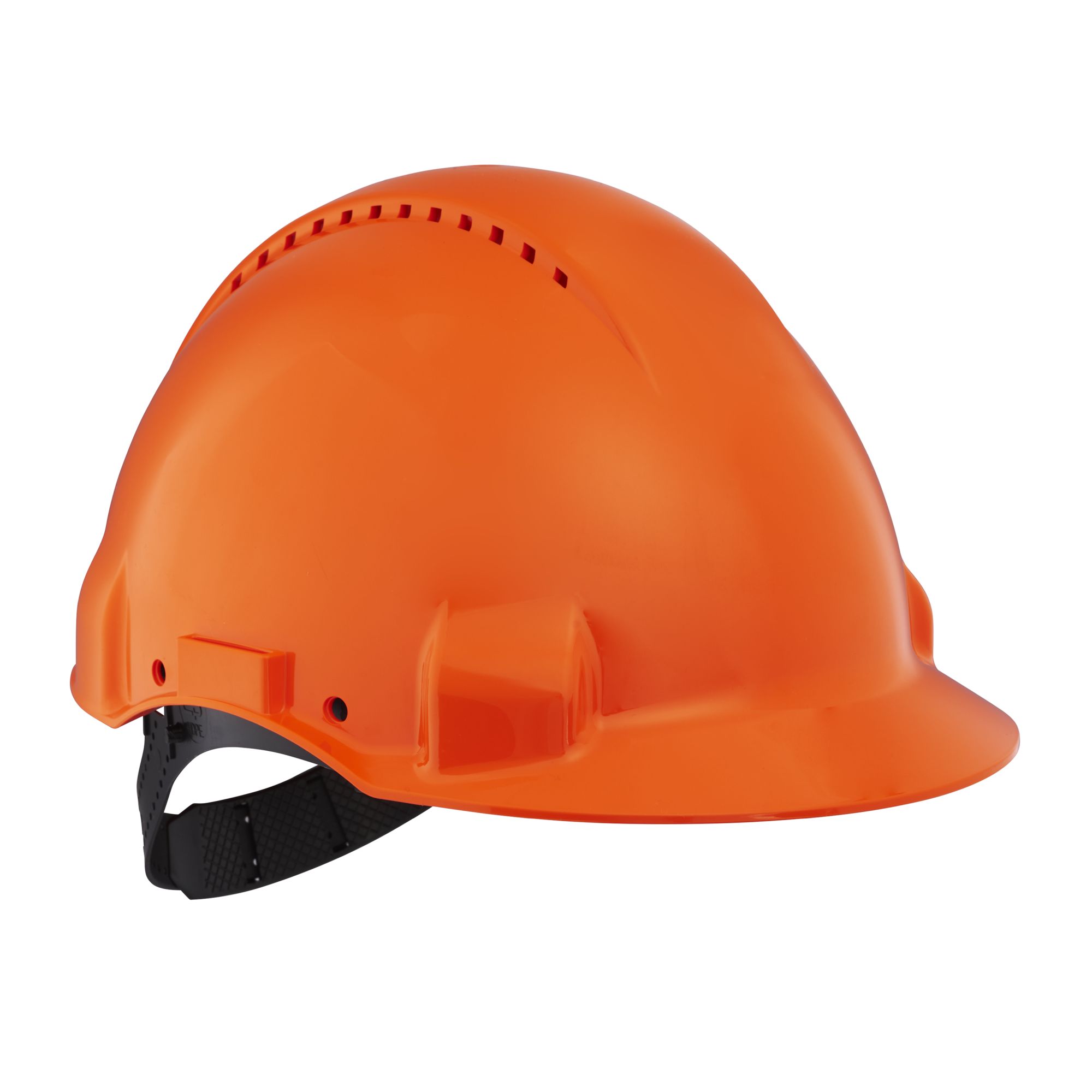 3M™ Casco, Uvicator, con pasador, ventilado y banda antisudor de plástico, naranja, G3000CUV-OR