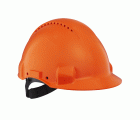 3M™ Casco, Uvicator, con pasador, ventilado y banda antisudor de plástico, naranja, G3000CUV-OR