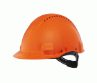 3M™ Casco, Uvicator, con pasador, ventilado y banda antisudor de plástico, naranja, G3000CUV-OR
