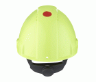 3M™ Casco, Uvicator, con arnés de ruleta, ventilado y banda antisudor de plástico, portalámparas, de alta visibilidad, G3000NUV-10-GB