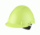 3M™ Casco, Uvicator, con arnés de ruleta, ventilado y banda antisudor de plástico, portalámparas, de alta visibilidad, G3000NUV-10-GB
