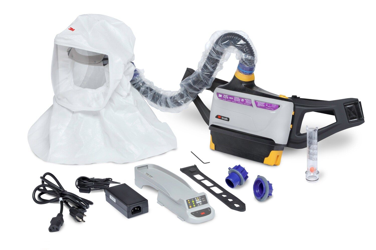 3M™ Versaflo™ Kit fácil de limpiar de equipo de respiración motorizado de seguridad intrínseca TR-800E ECK