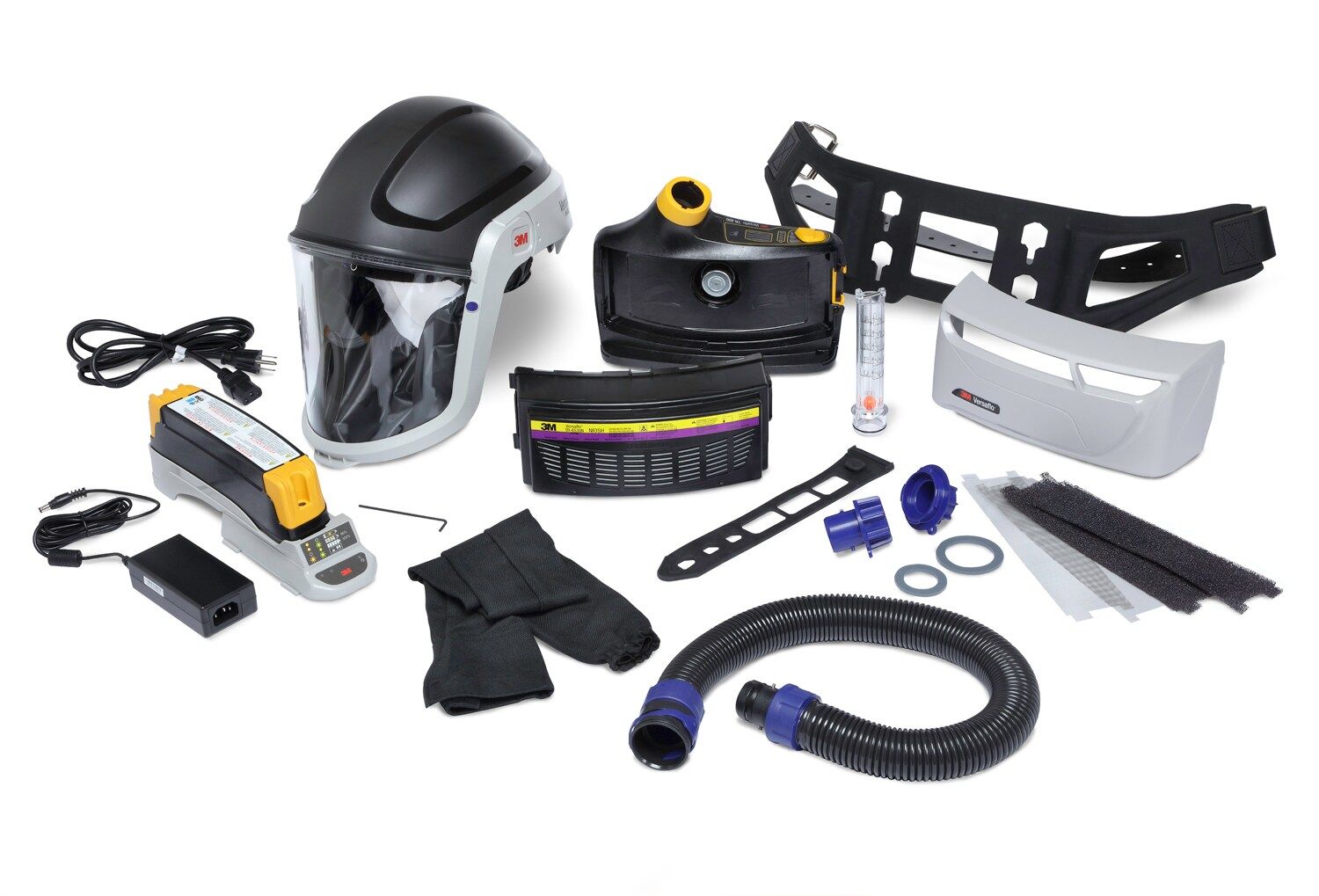 3M™ Versaflo™ Kit para la industria pesada de equipo de respiración motorizado de seguridad intrínseca TR-800E HIK