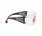 3M™ SecureFit™ 400 Gafas de seguridad, montura rojo/gris, recubrimiento antiempañante/antirrayaduras Scotchgard™ (K y N), lente incolora, SF401SGAF-RED-EU, 20/caja
