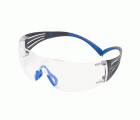3M™ SecureFit™ 400 Gafas de seguridad, montura azul/gris, recubrimiento antiempañante/antirrayaduras Scotchgard™ (K y N), lente incolora, SF401SGAF-BLU-EU, 20/caja