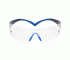 3M™ SecureFit™ 400 Gafas de seguridad, montura azul/gris, recubrimiento antiempañante/antirrayaduras Scotchgard™ (K y N), lente incolora, SF401SGAF-BLU-EU, 20/caja