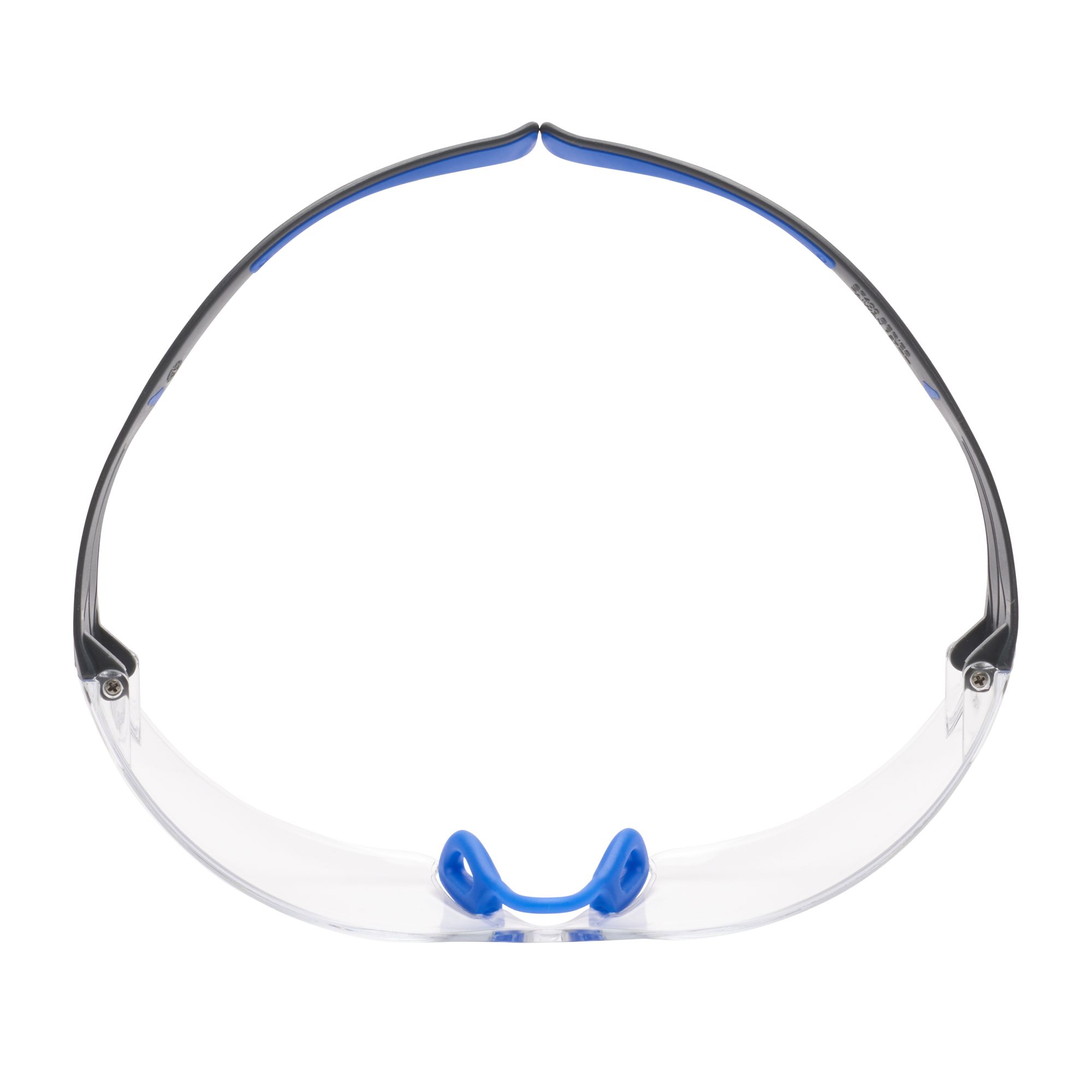 3M™ SecureFit™ 400 Gafas de seguridad, montura azul/gris, recubrimiento antiempañante/antirrayaduras Scotchgard™ (K y N), lente incolora, SF401SGAF-BLU-EU, 20/caja