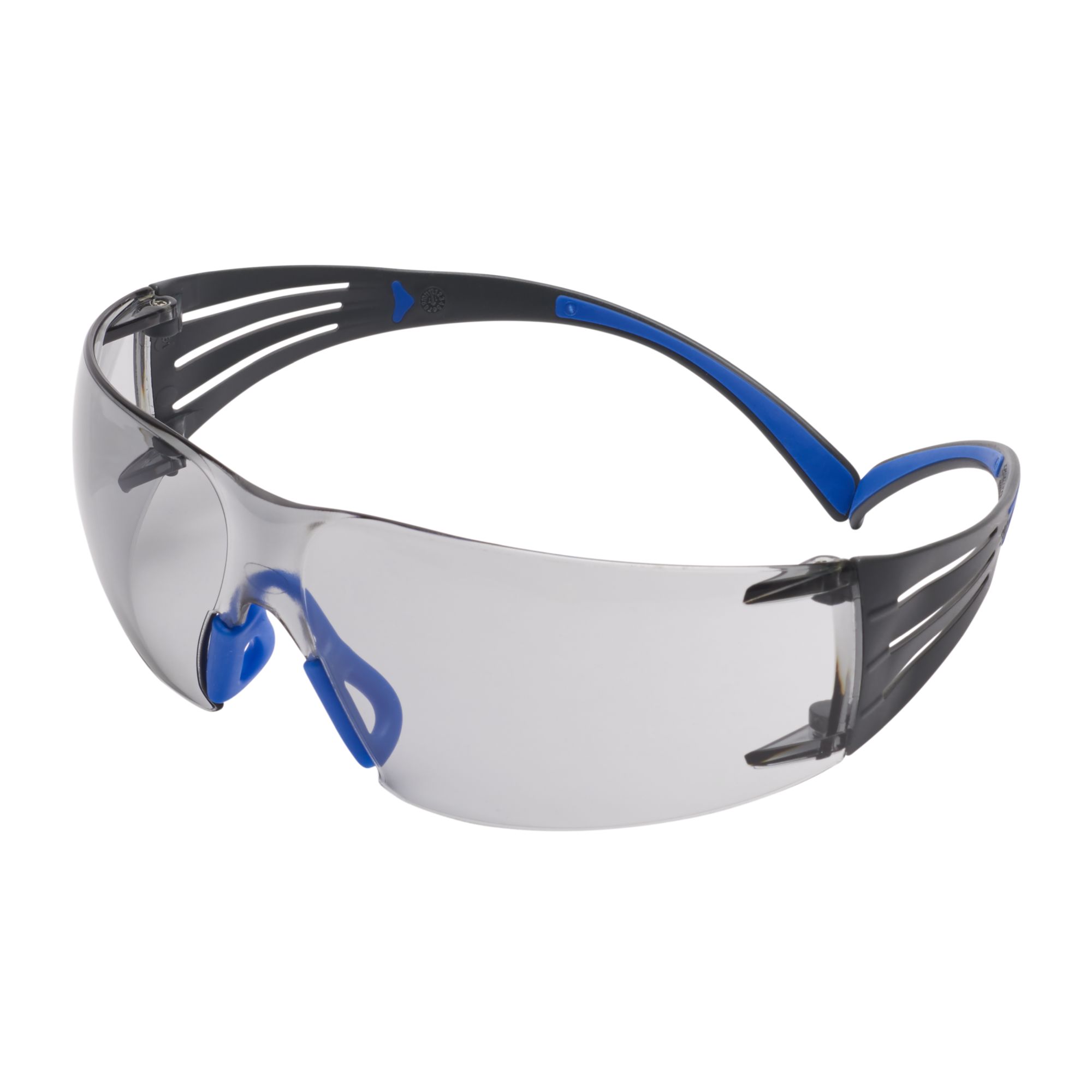 3M™ SecureFit™ 400 Gafas de seguridad, montura azul/gris, recubrimiento antiempañante/antirrayaduras Scotchgard™ (K y N), lente gris para interior/exterior, SF407SGAF-BLU-EU, 20/caja