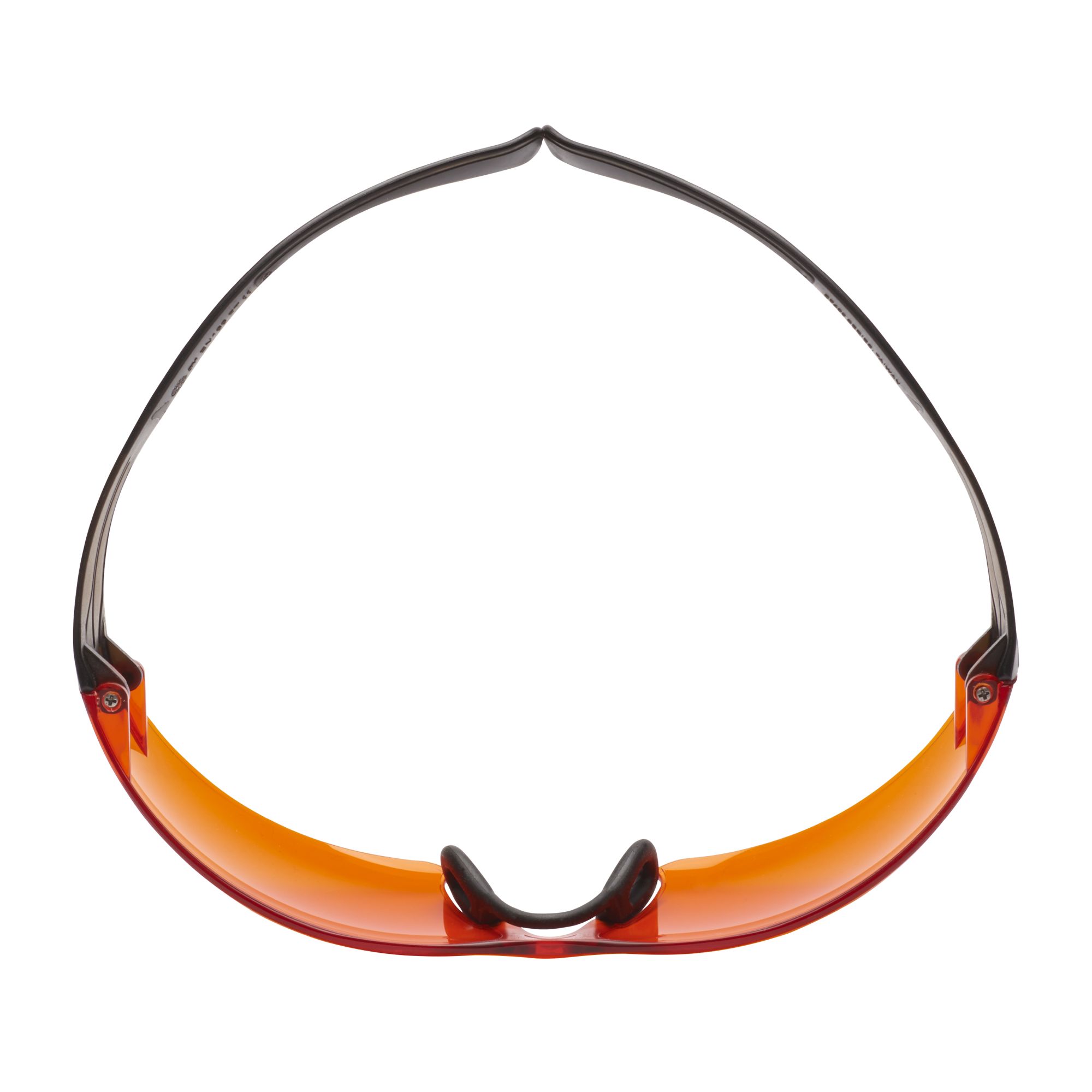 3M™ SecureFit™ 400 Gafas de seguridad, montura negro/marrón, recubrimiento antiempañante/antirrayaduras Scotchgard™ (K y N), lente naranja, SF406SGAF-BLA-EU, 20/caja