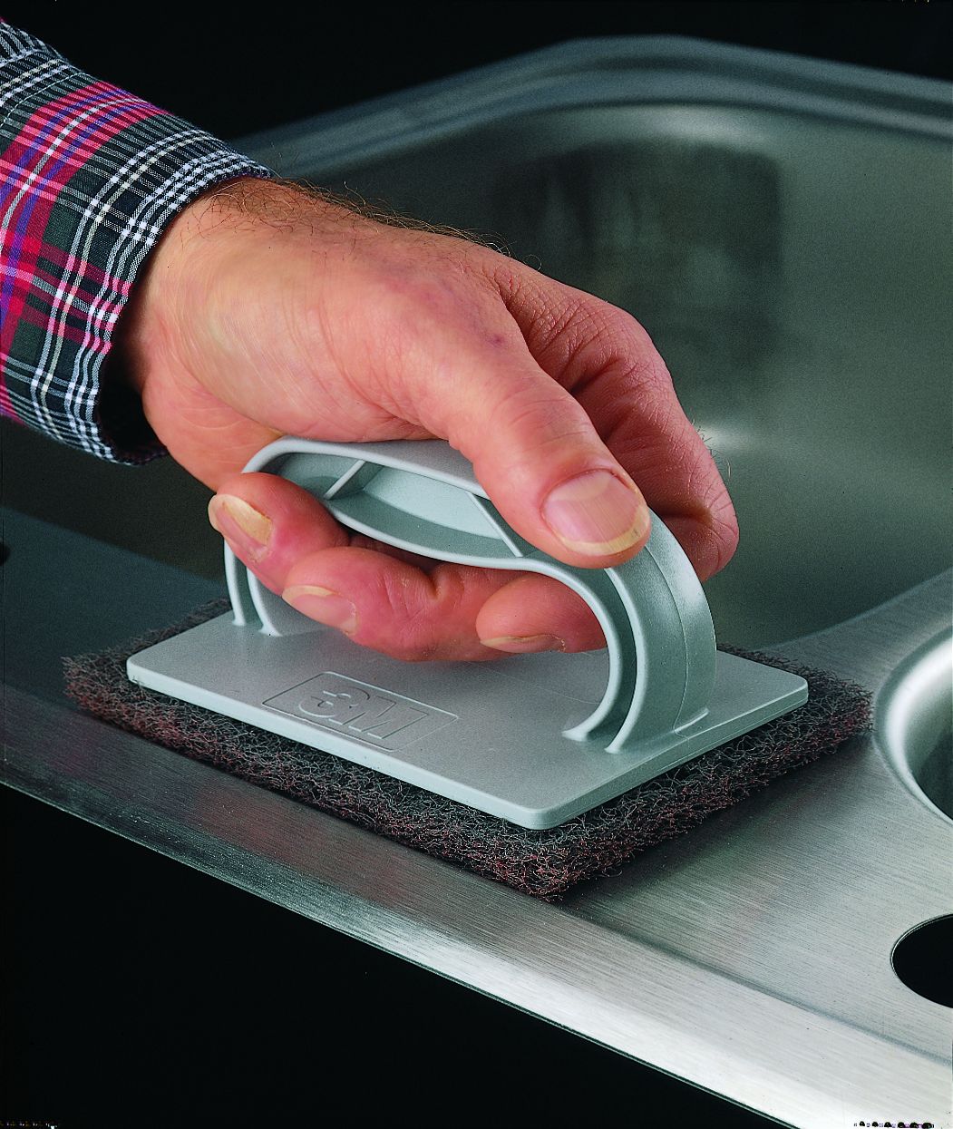 3M™ Scotch-Brite™ Almohadilla de homogeneización manual 7446, 152 mm x 228 mm, S MED