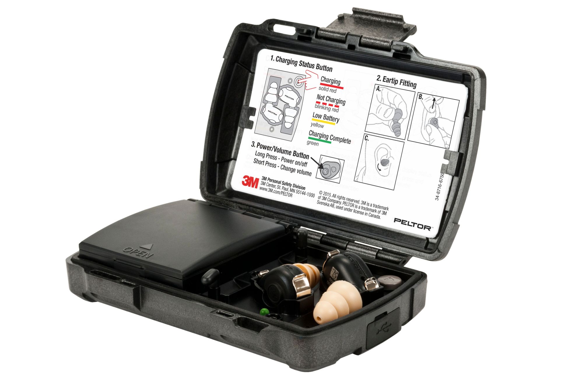 3M™ PELTOR™ Tapones tácticos, TEP-200 EU