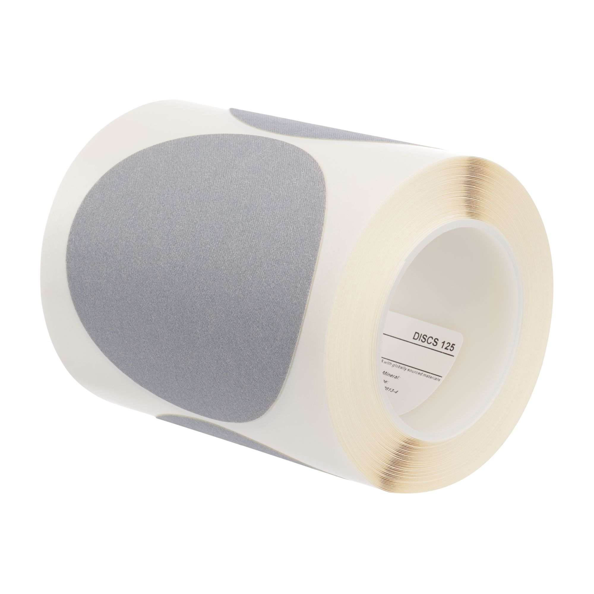 3M™ Wetordry™ Film de pulido 486Q, Rollo de discos PSA de 15 micras, 127 MM x 0.127 M, caja de 2 unidades con 125 discos