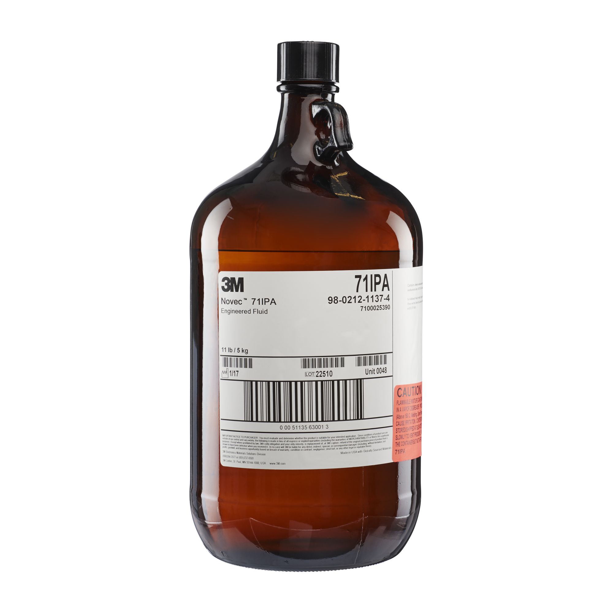 Fluido Especial 3M™ Novec™  71IPA, bidón de 11 LB (5 KG)