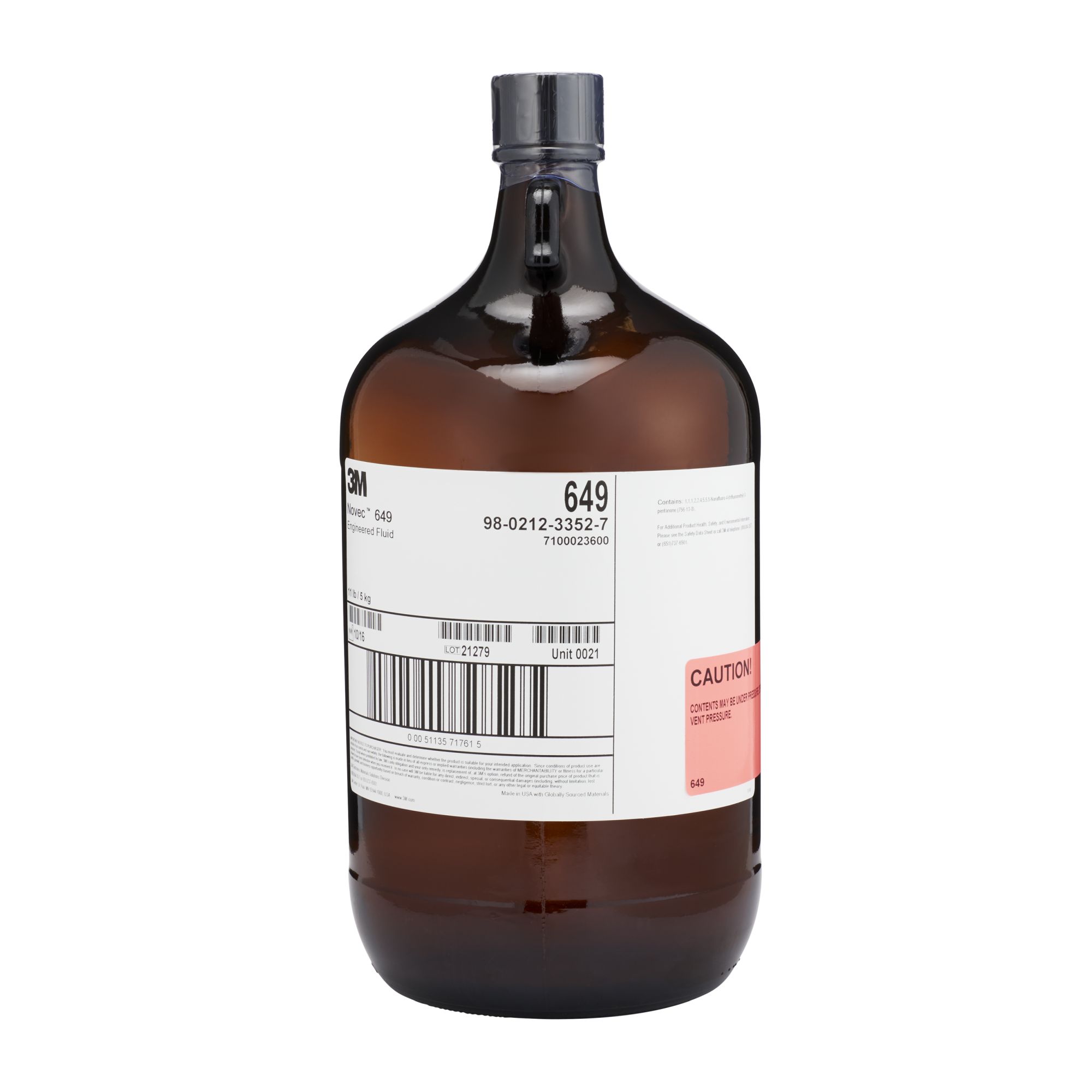 Fluido Especial 3M™ Novec™ 649, bidón de 12 LB (5,4 KG)