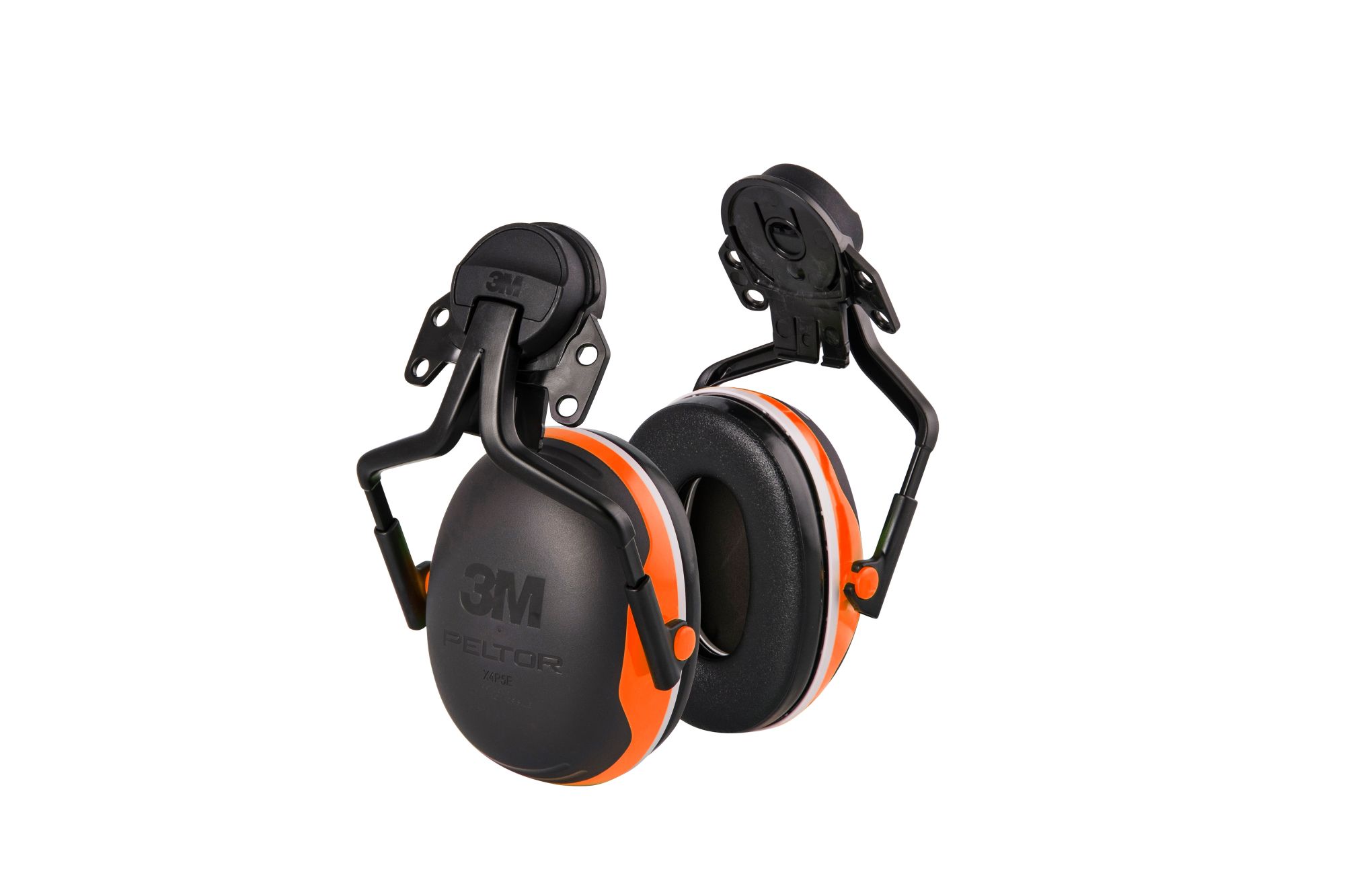 3M™ PELTOR™ X4P5E-OR Orejeras para casco con anclaje P3E, 32 dB, naranja (10 orejeras/caja)