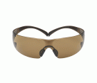 3M™ SecureFit™ 400 Gafas de seguridad, montura negro/marrón, recubrimiento antiempañante/antirrayaduras Scotchgard™ (K y N), lente marrón, SF405SGAF-BLA-EU, 20/caja