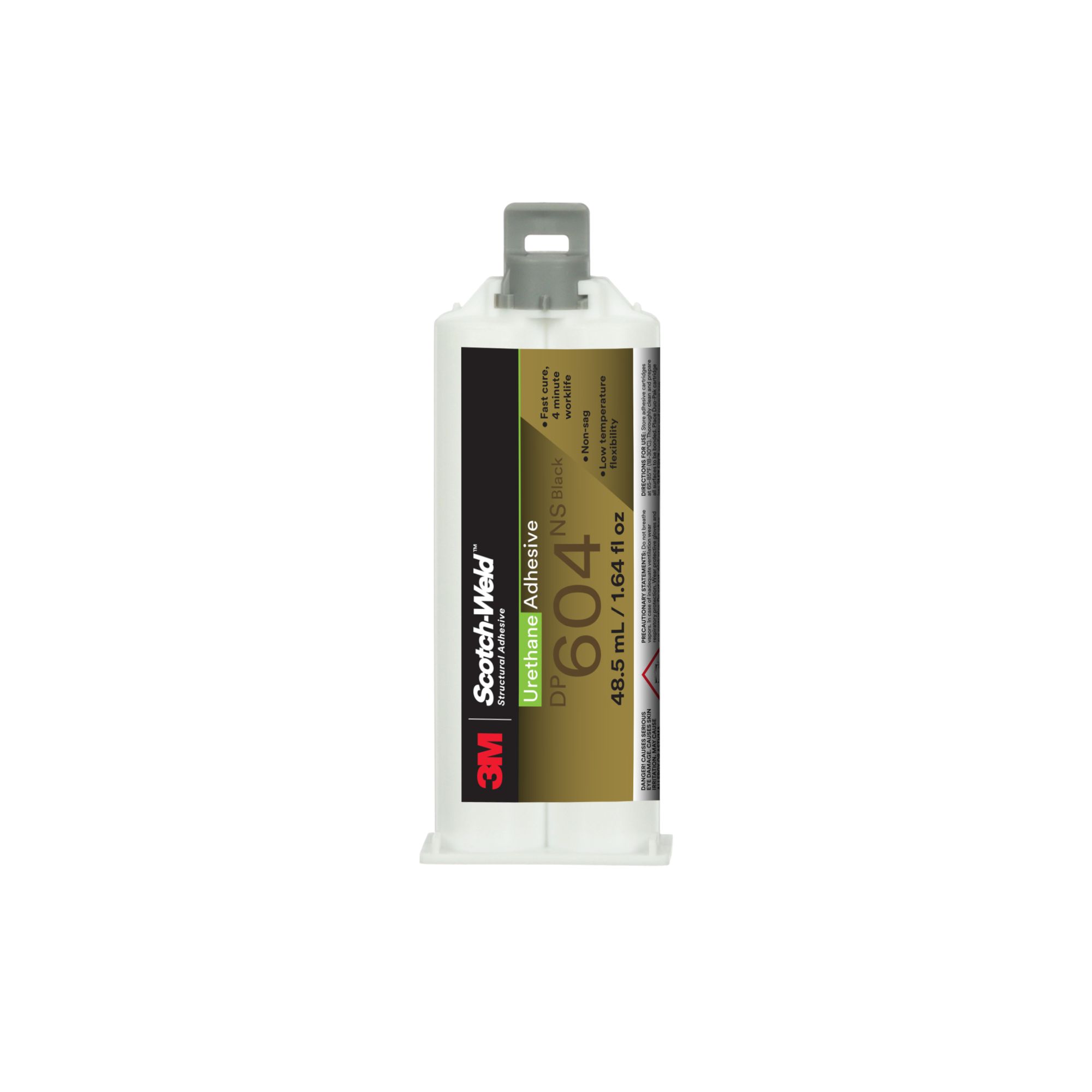 3M™ Scotch-Weld™ Adhesivo de uretano DP604NS, negro, 48.5 ml, Duo-pack