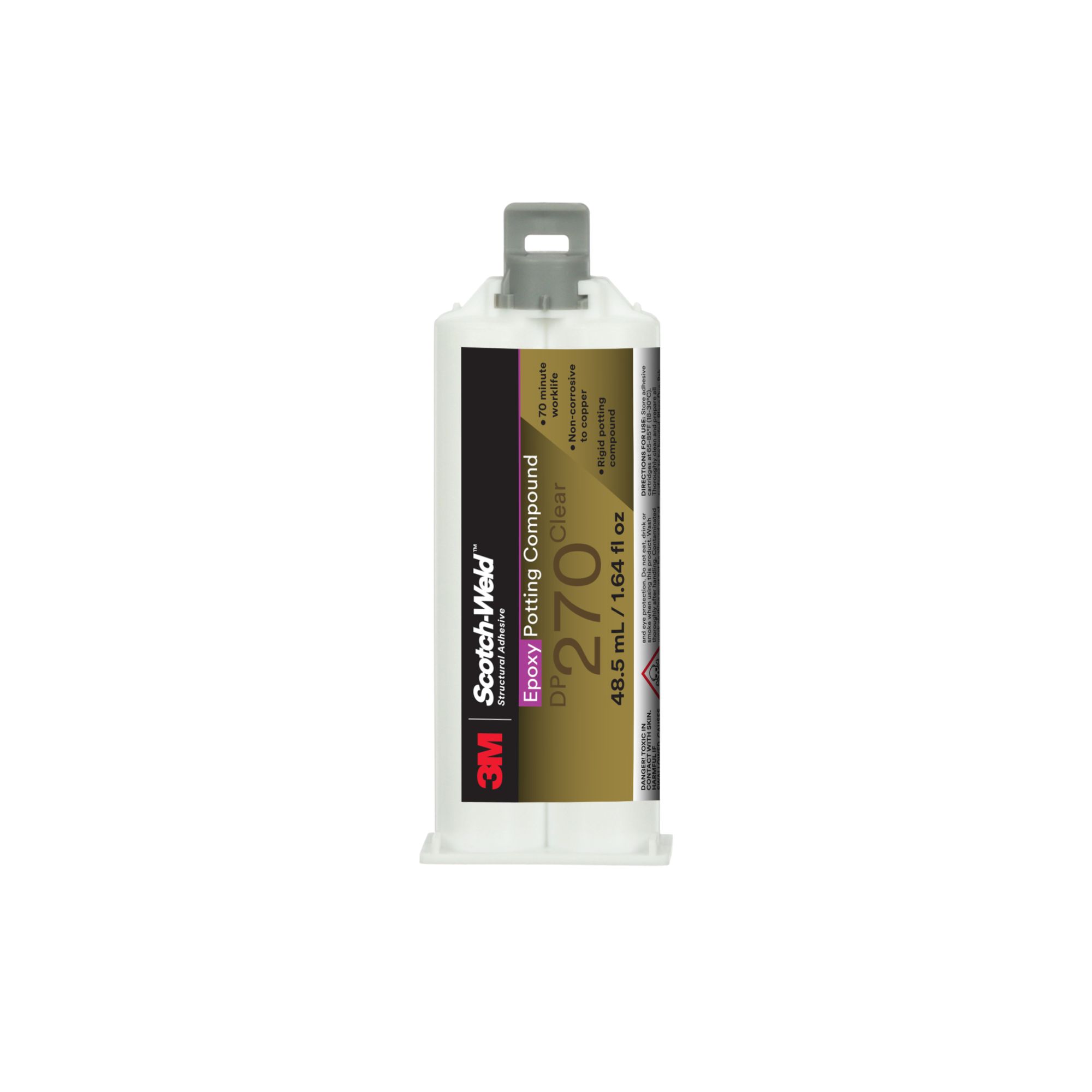 3M™ Scotch-Weld™ Adhesivo Epoxi DP270, Transparente, 48.5 ml