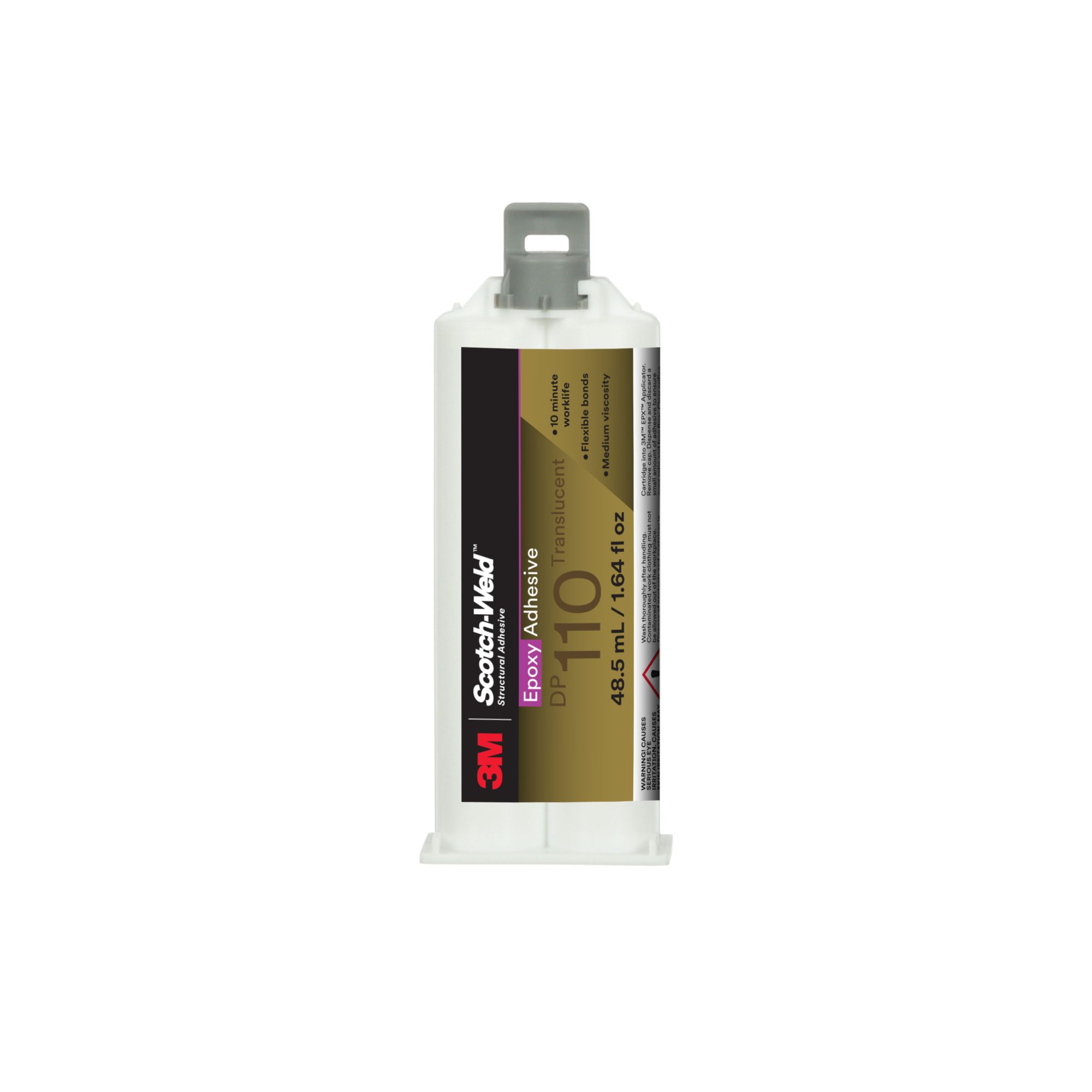 3M™ Scotch-Weld™ Adhesivo epoxi DP110, Transparente, 48.5 ml