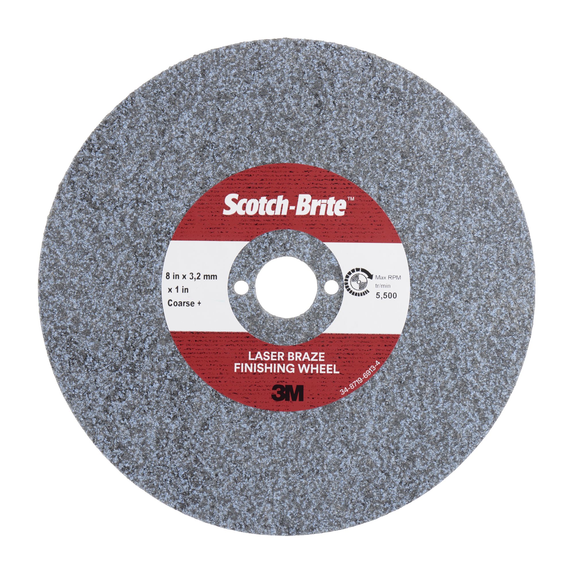 3M™ Scotch-Brite™ Laser Braze, Disco de Acabado, 200 mm x 4,2 mm x 2,4 mm
