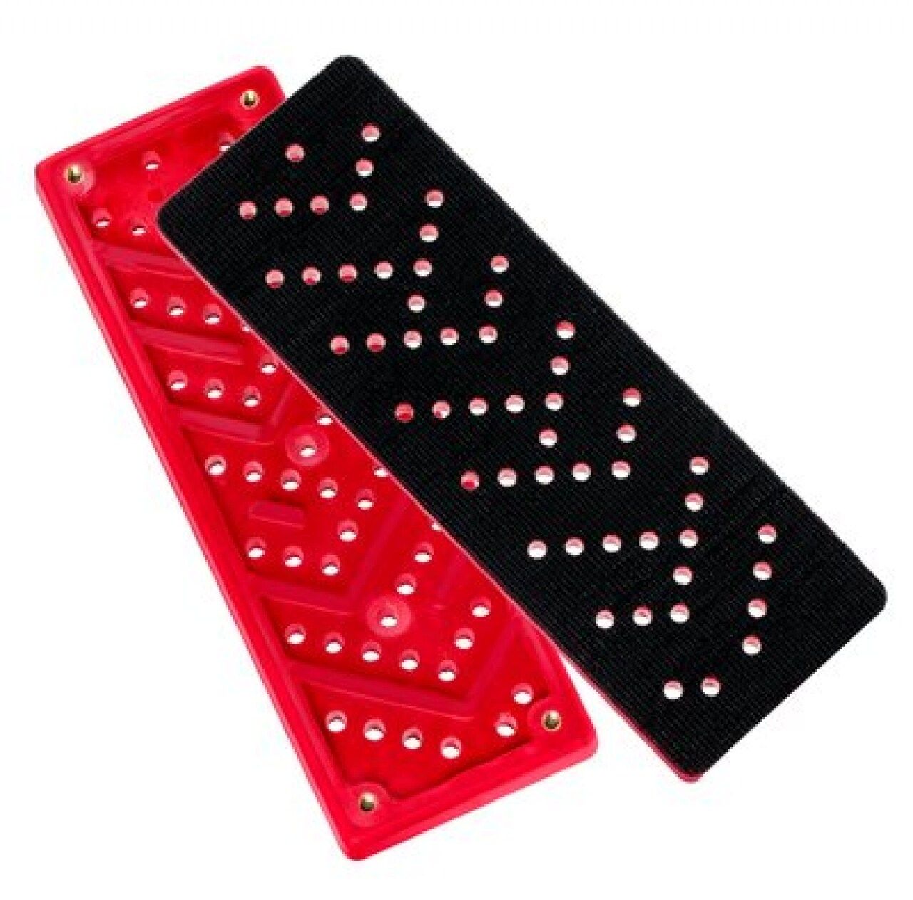 3M™ Hookit™ soporte de disco Clean Sanding, 75 mm x 100 mm x 12 mm, Red Foam, 33 agujero, 20435