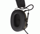 3M™ PELTOR™ ComTac™ XPI Orejeras, 28 dB, verdes, diadema, micrófono flexible, cableado OTAN, MT20H682FB-19B