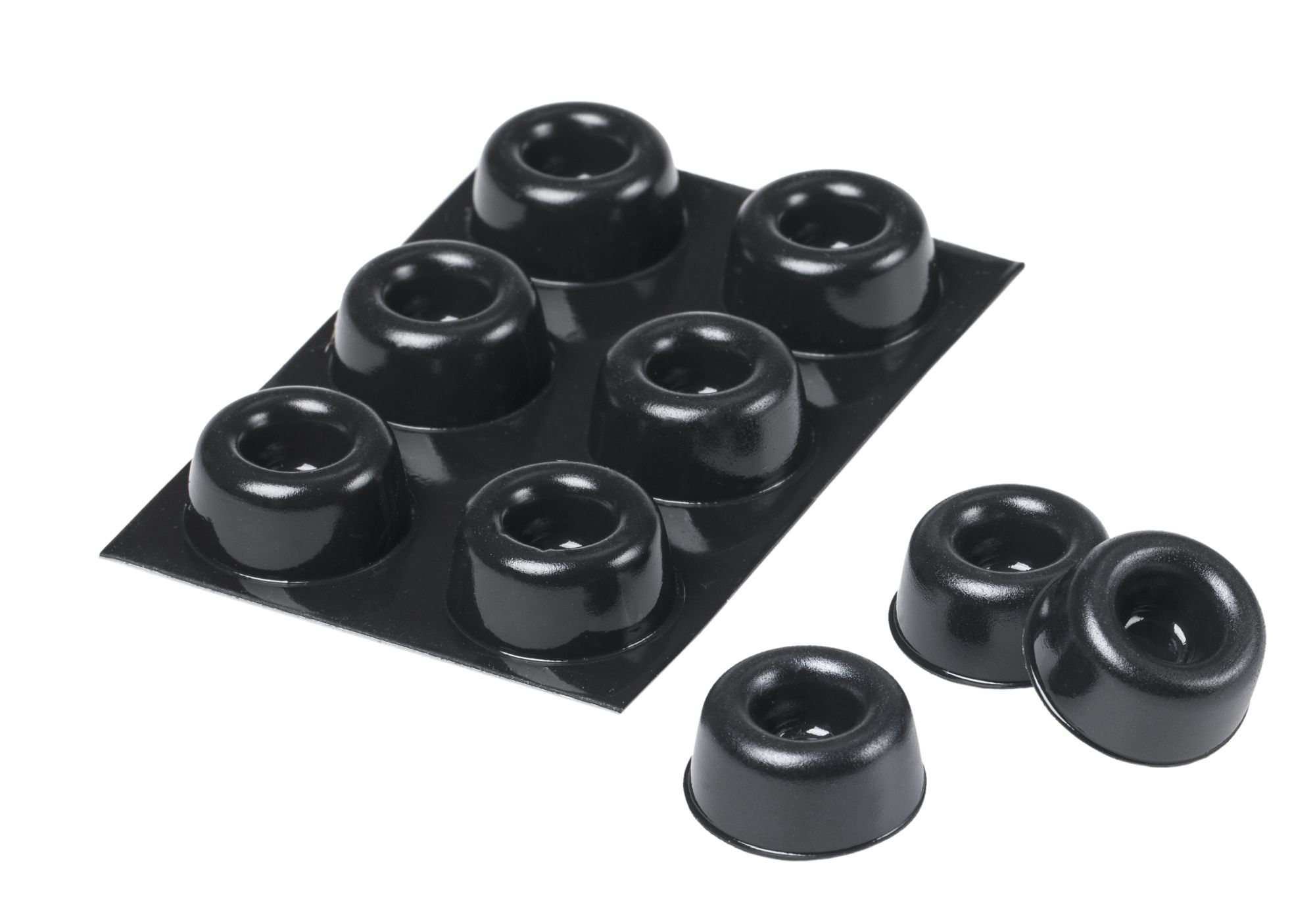 3M™ Bumpon SJ5009 Negro, blíster 12 unidades