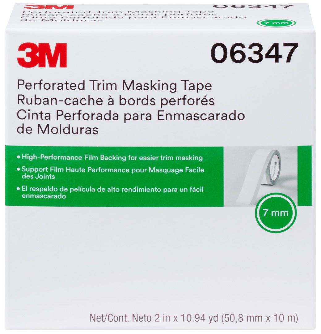 3M™ Cinta para enmascarar molduras, 7 mm x 10 m, 06347