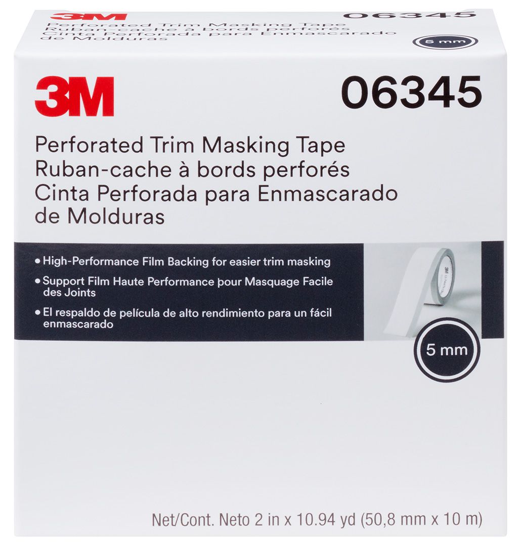 3M™ Cinta para enmascarar molduras, 5 mm x 10 m, 06345